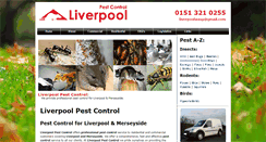 Desktop Screenshot of liverpool-pest-control.co.uk